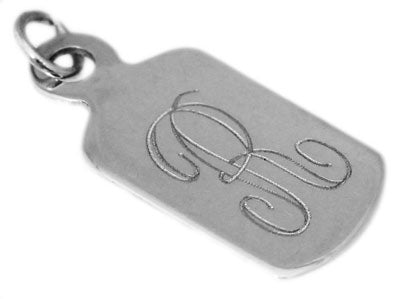 Sterling Silver 22mm Small Dog Tag - Atlanta Jewelers Supply