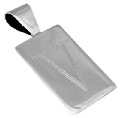 Vertical Rectangular Pendant With An Attached Bail - Atlanta Jewelers Supply