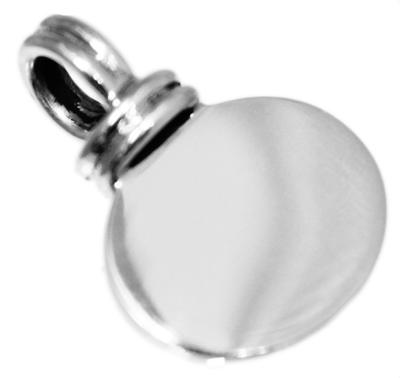 Horizontal Oval Pendant With A Fancy Double Ring Knot Bail - Atlanta Jewelers Supply
