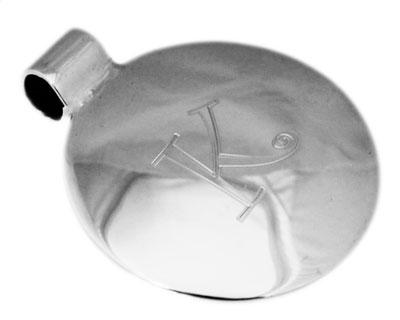 Sterling Silver Round Engravable Pendant (medium)