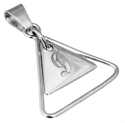 Sterling Silver Engravable Rectangular Cut-Out Pendant - Atlanta Jewelers Supply