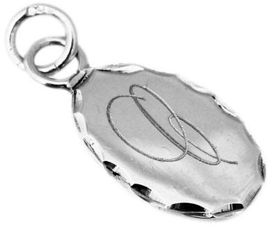 Sterling Silver Vertical Oval Engravable Pendant - Atlanta Jewelers Supply