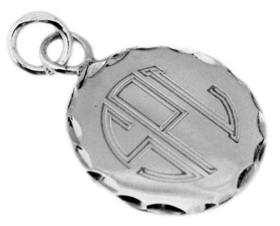 Sterling Silver Vertical Oval Engravable Pendant - Atlanta Jewelers Supply