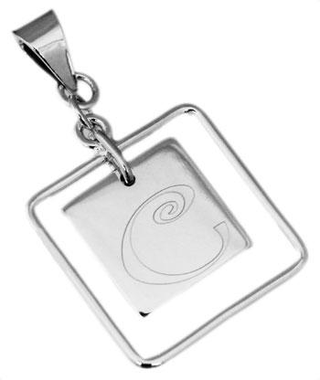 Sterling Silver Small Square Engravable Disc - Atlanta Jewelers Supply