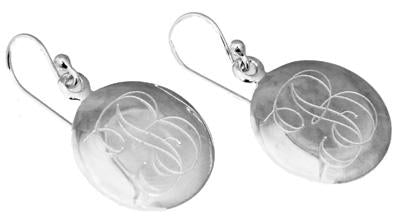 Sterling Silver Small Dime Size Domed Engravable Earring - Atlanta Jewelers Supply
