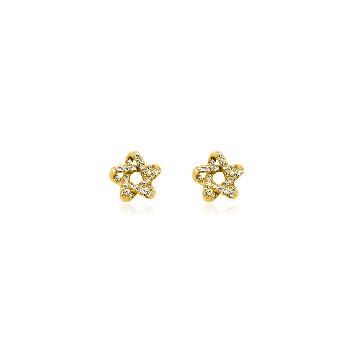 Star Knotted CZ Earrings - Atlanta Jewelers Supply