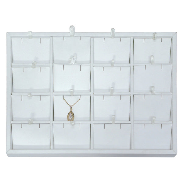 White Pendant/Necklace Tray (16)