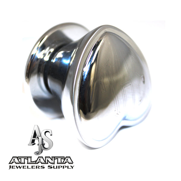 Non Silver Engravable Heart Shaped Bottle Stopper - Atlanta Jewelers Supply