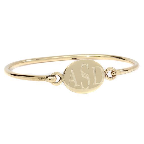 Engravable Gold German Silver Bracelet - Atlanta Jewelers Supply