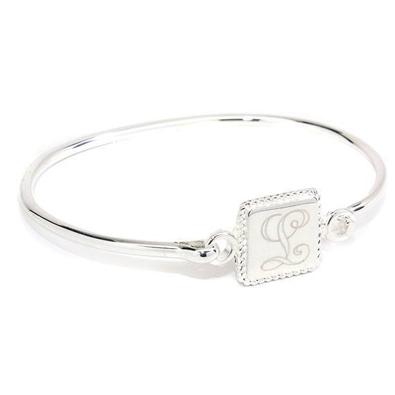 Engravable German Silver Oval Rope Bracelet - Atlanta Jewelers Supply