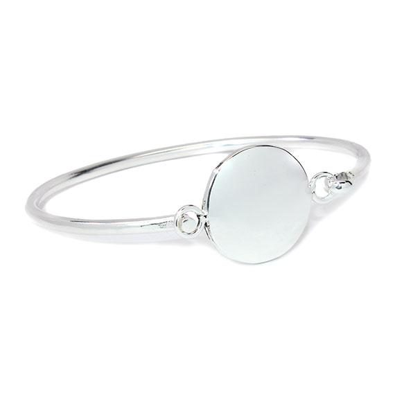 Engravable German Silver Circle Bracelet - Atlanta Jewelers Supply