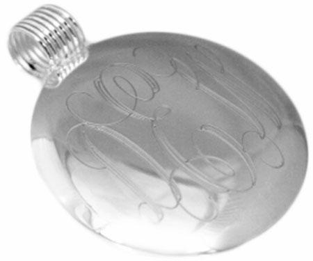 Engravable German Silver Round Pendant With Attached Ridged Bail - Atlanta Jewelers Supply