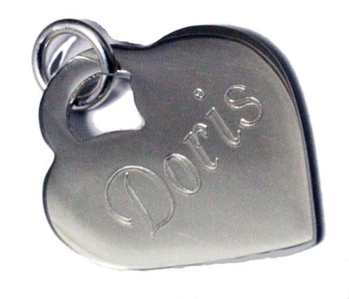 Engravable Non-Silver Heart Pendant - Atlanta Jewelers Supply