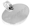 Engravable Oval Gold German Silver Pendant With Triple Jump Ring - Atlanta Jewelers Supply