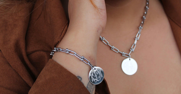 Designer Inspired Thick Link Engravable Bracelet - Atlanta Jewelers Supply