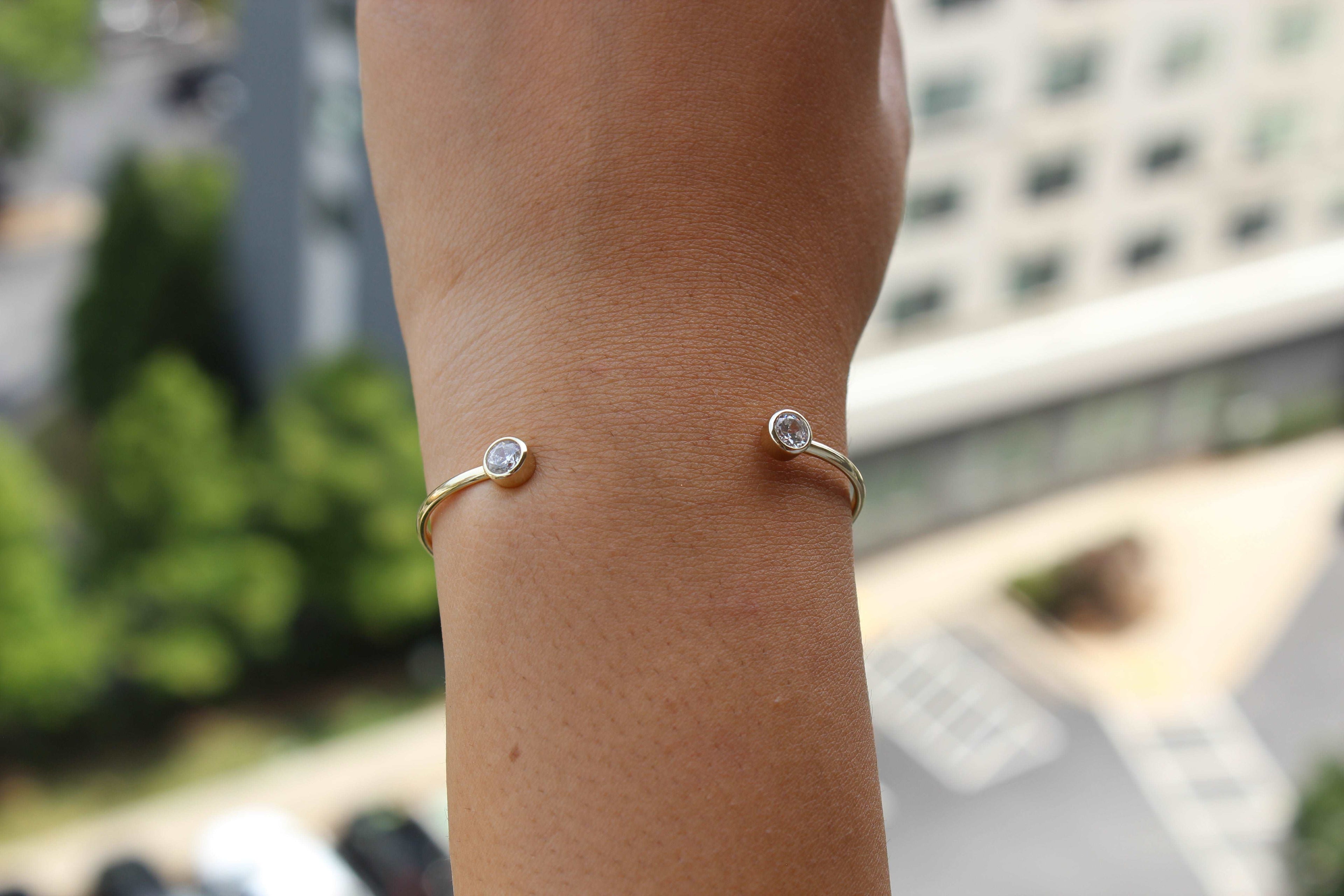 CZ Open Bangle - Atlanta Jewelers Supply