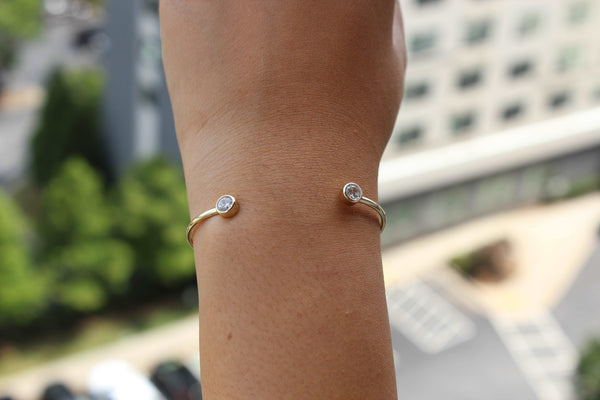 CZ Open Bangle - Atlanta Jewelers Supply