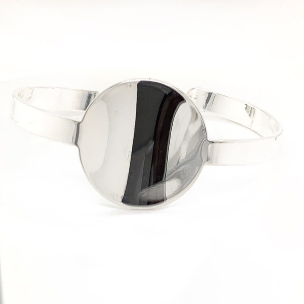 Round German Silver Cuff Bracelet - Atlanta Jewelers Supply