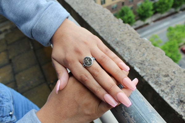 Sterling Silver River Ring