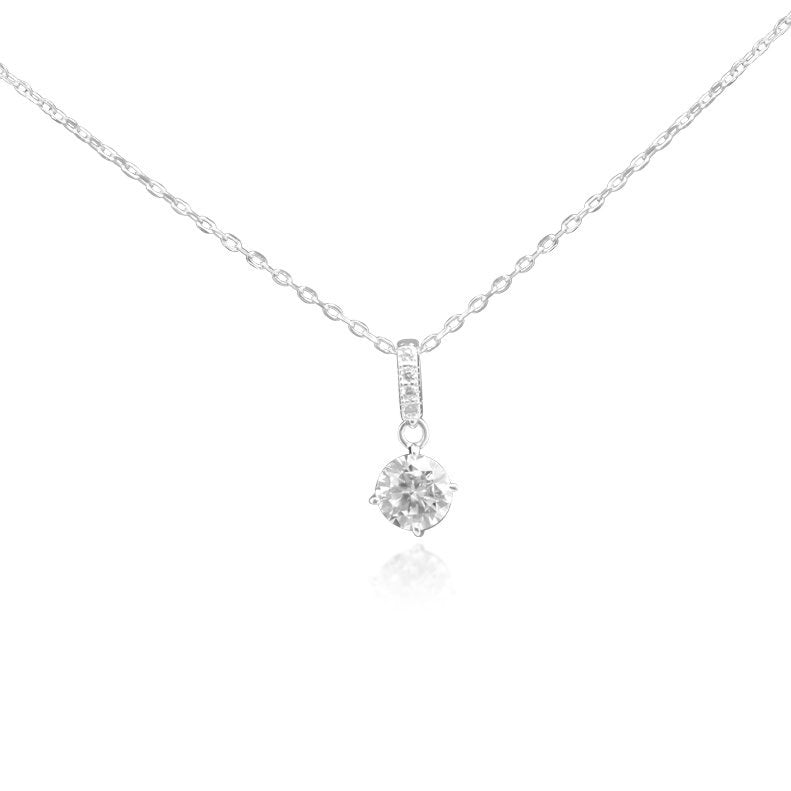 Lucy Sterling Silver CZ Necklace - Atlanta Jewelers Supply