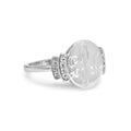 Sterling Silver Nora Ring Three styles (Clear CZ, Ruby, Blue Gemstone) - Atlanta Jewelers Supply