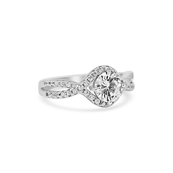 Halo Sterling Silver Ring - Atlanta Jewelers Supply