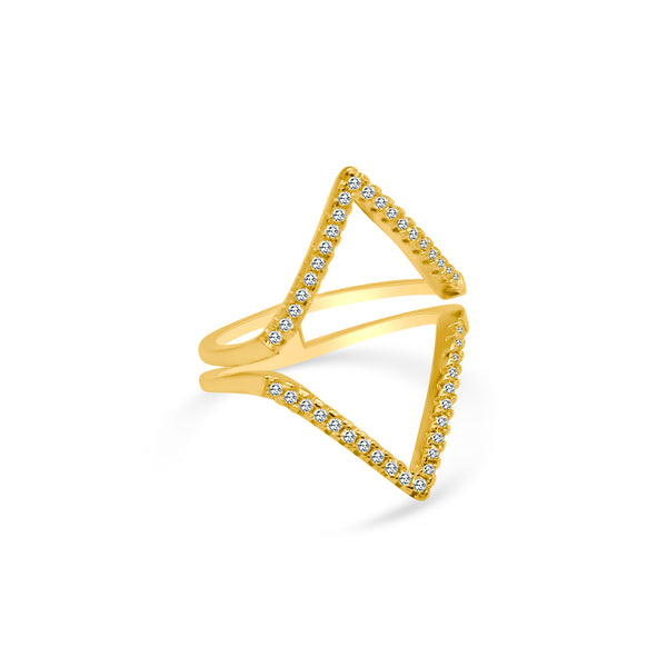 Sterling Silver Diamond Cage Ring - Atlanta Jewelers Supply