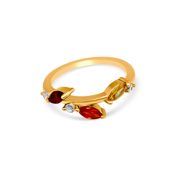 Gemstone Leaf Ring - Atlanta Jewelers Supply
