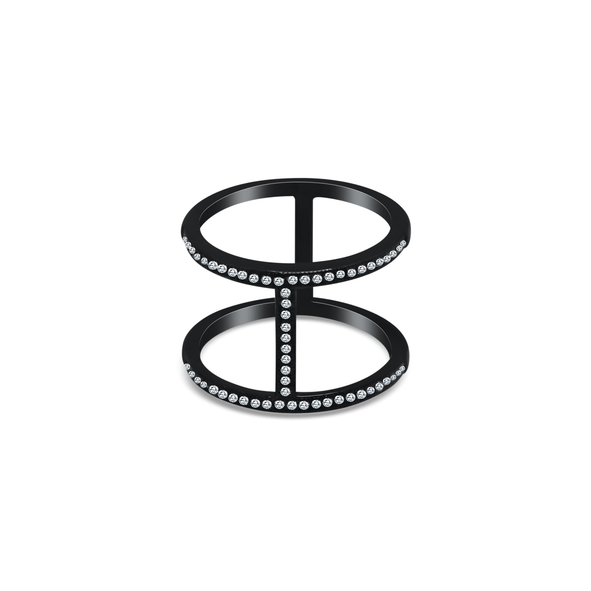 Black CZ Cage Ring - Atlanta Jewelers Supply