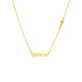 Believe Necklace with Cz Cross - Atlanta Jewelers Supply