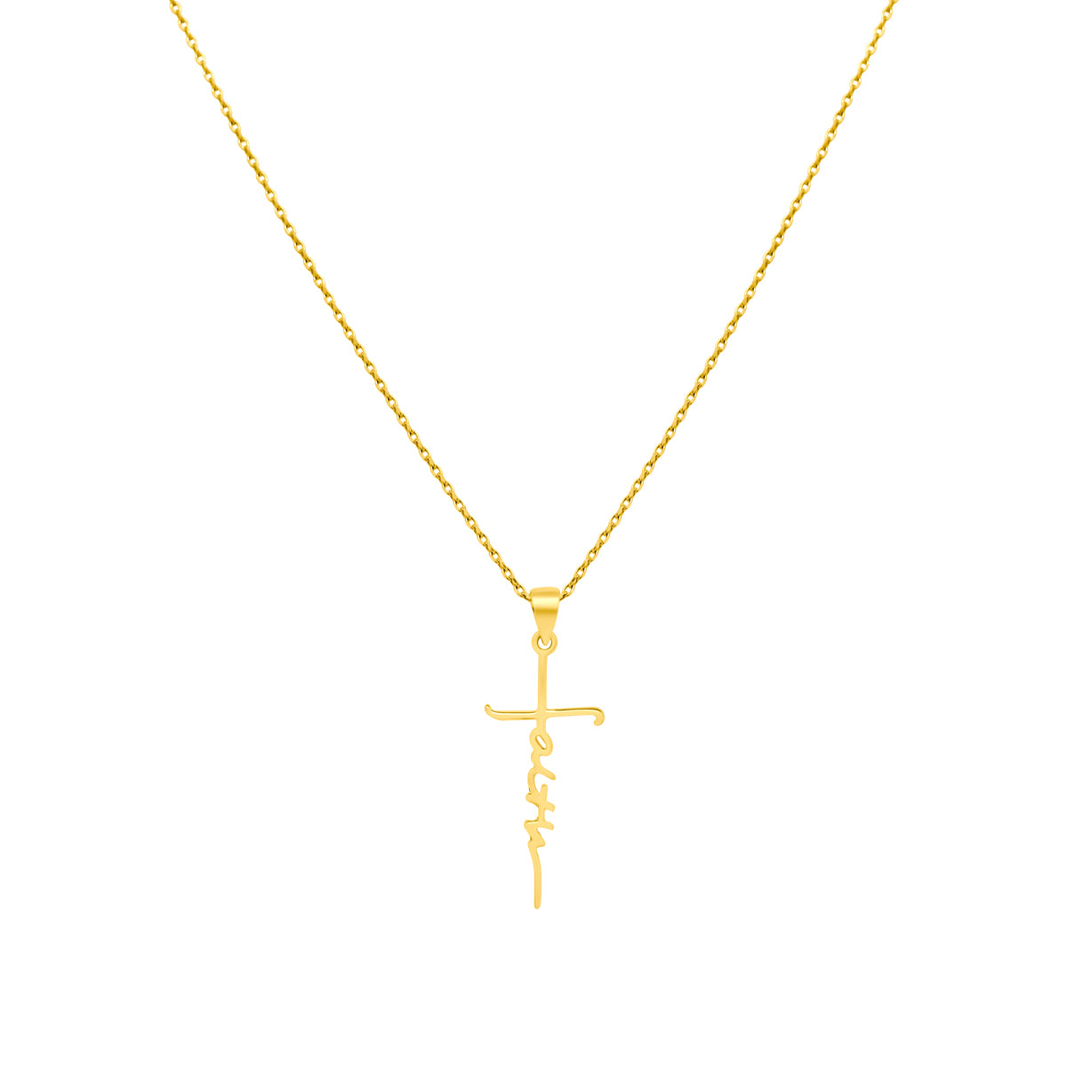 Faith Drop Down Necklace - Atlanta Jewelers Supply