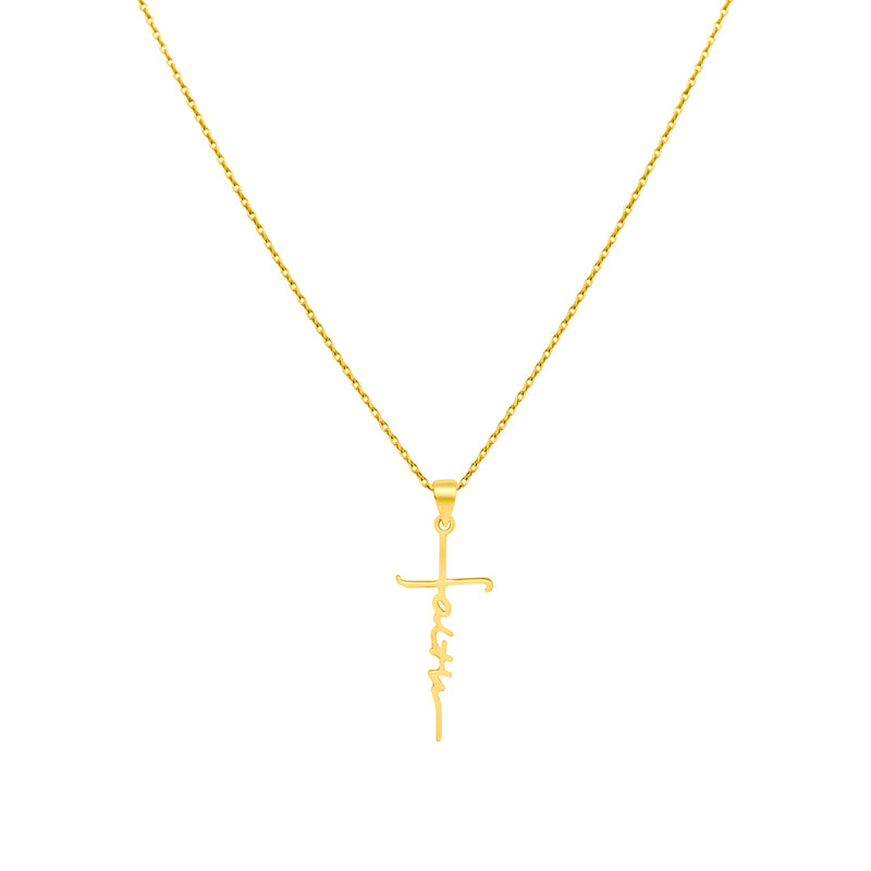 Faith Drop Down Necklace - Atlanta Jewelers Supply