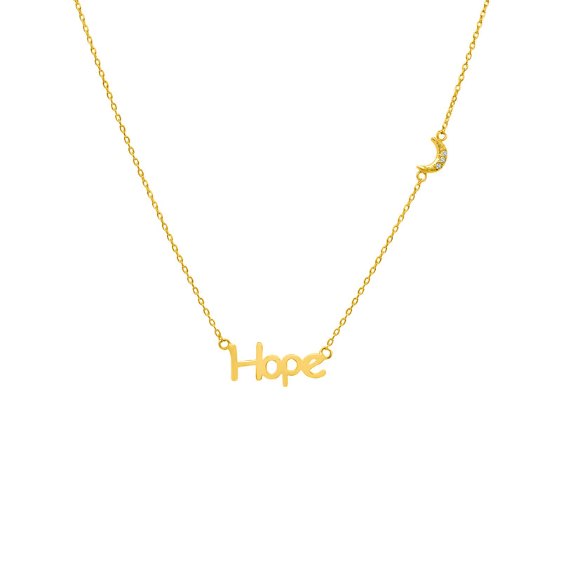 Hope Necklace with Cz Moon - Atlanta Jewelers Supply