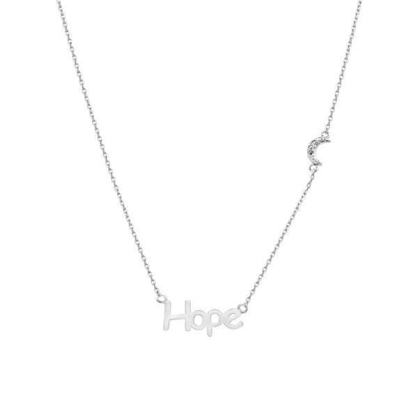 Hope Necklace with Cz Moon - Atlanta Jewelers Supply