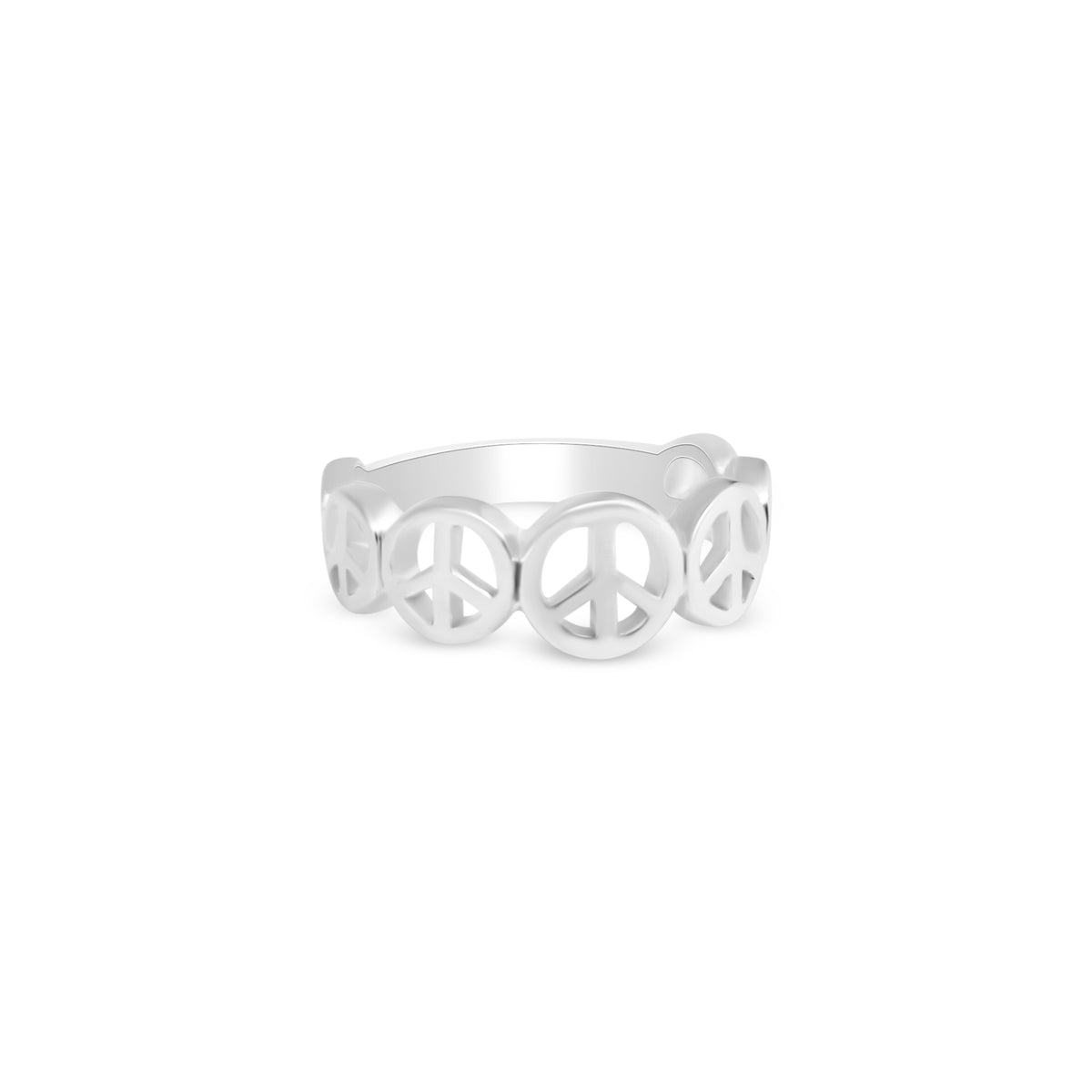 Peace Sign Band Ring - Atlanta Jewelers Supply