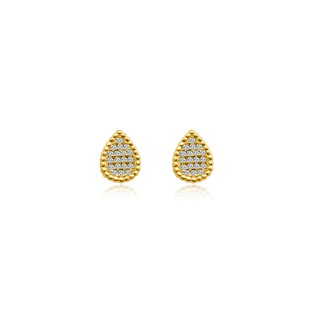 CZ Teardrop Earrings - Atlanta Jewelers Supply