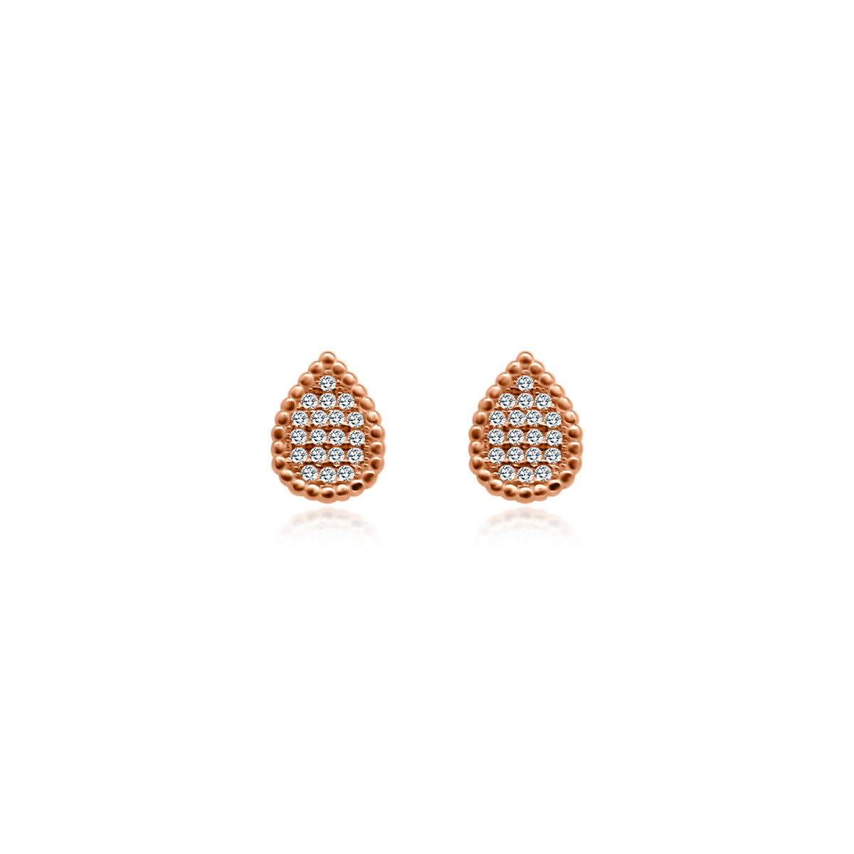CZ Teardrop Earrings - Atlanta Jewelers Supply