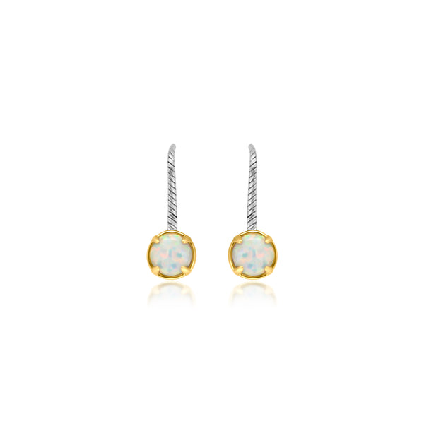 White Opal Earrings - Atlanta Jewelers Supply