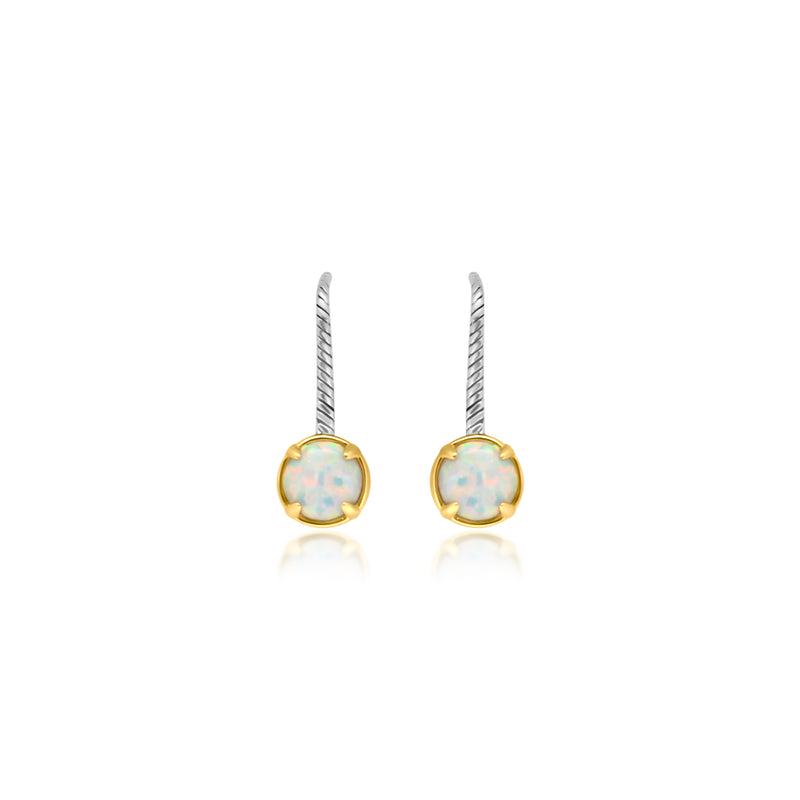 White Opal Earrings - Atlanta Jewelers Supply