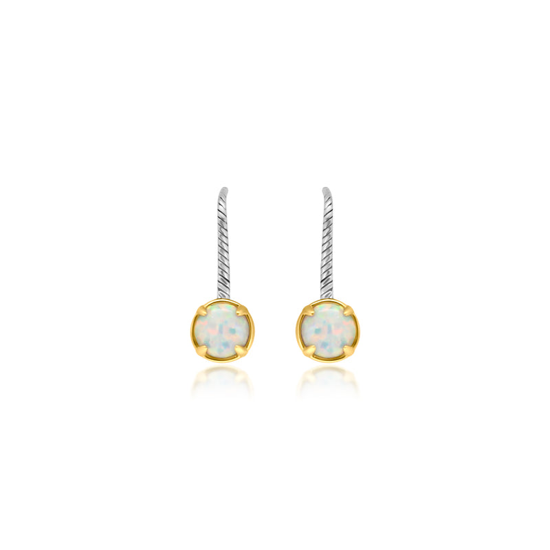 White Opal Earrings - Atlanta Jewelers Supply