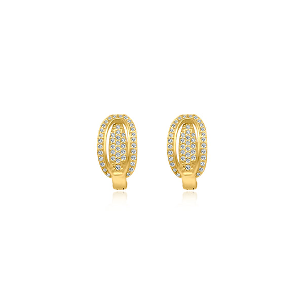 CZ Lever Back Cuff Earrings - Atlanta Jewelers Supply