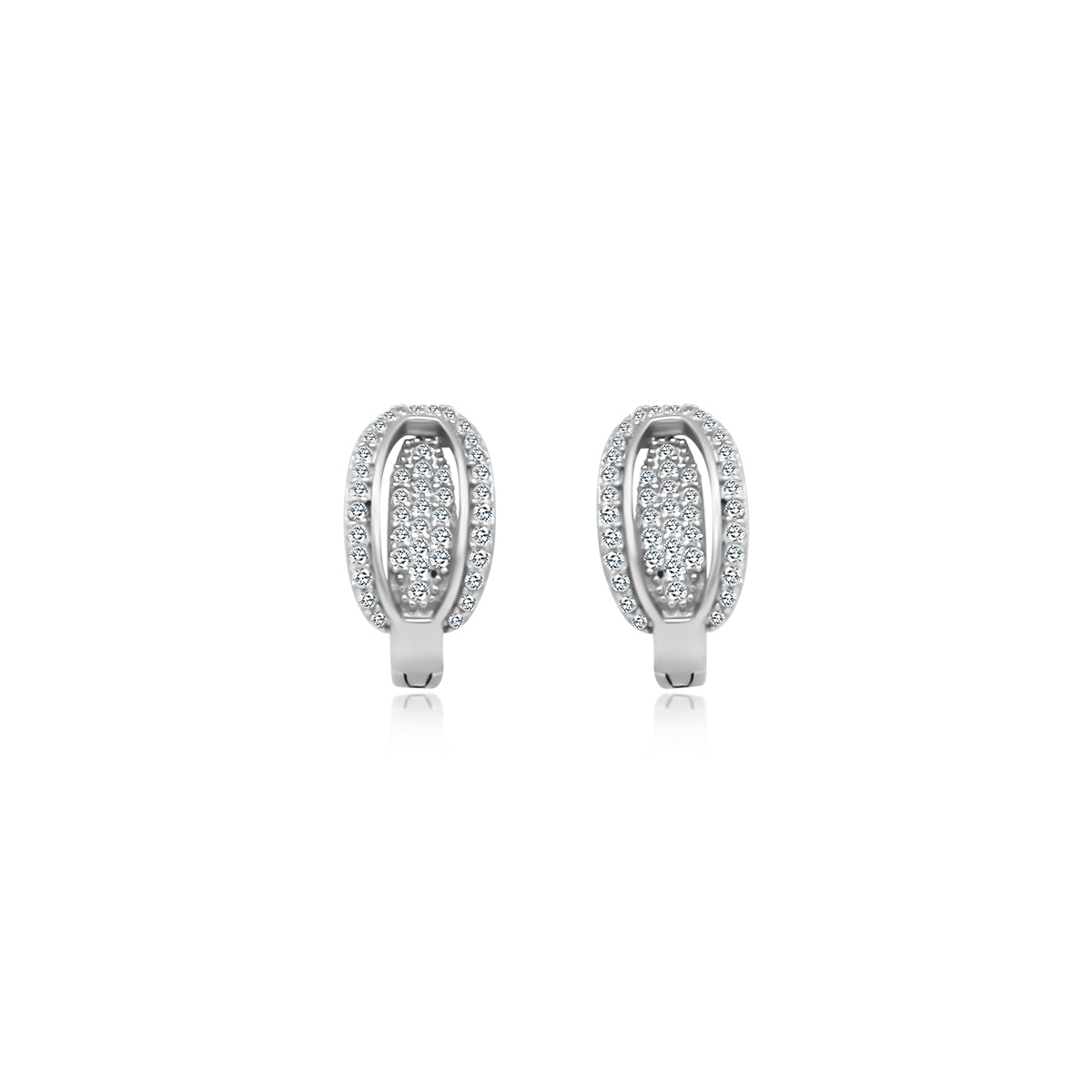 CZ Lever Back Cuff Earrings - Atlanta Jewelers Supply