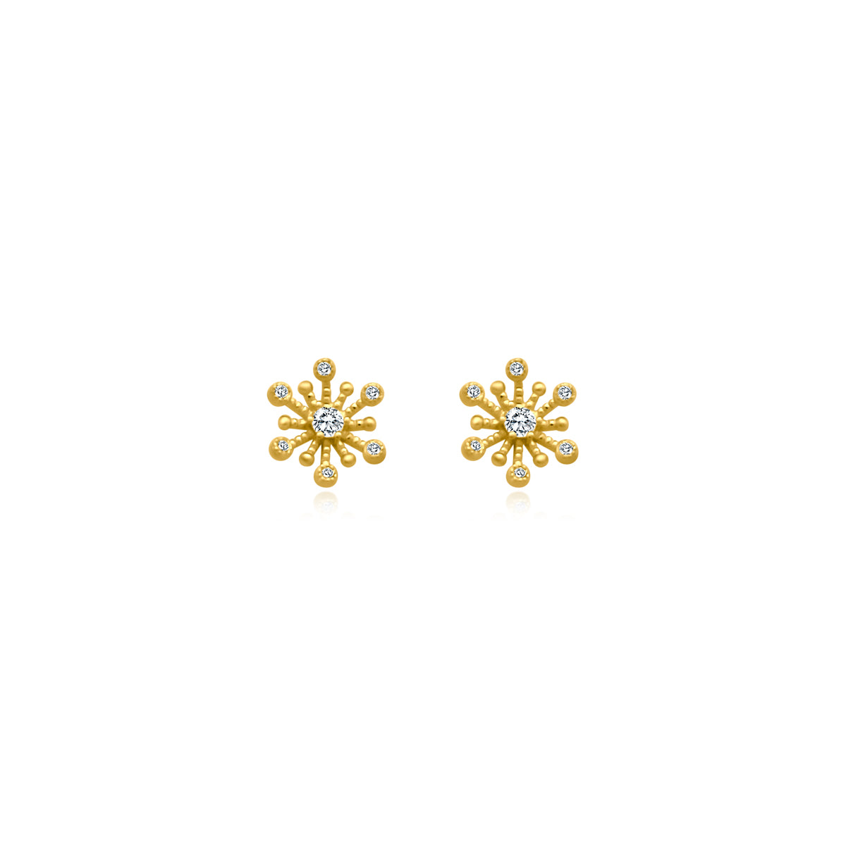 Floral CZ Studs - Atlanta Jewelers Supply