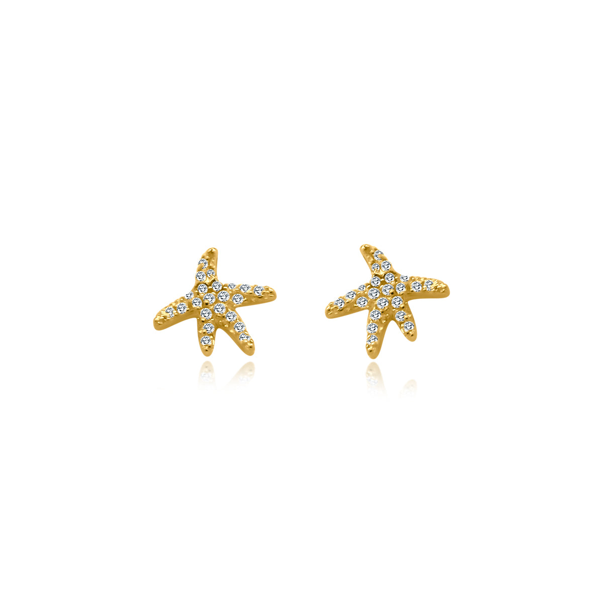 Clear CZ Starfish Studs - Atlanta Jewelers Supply