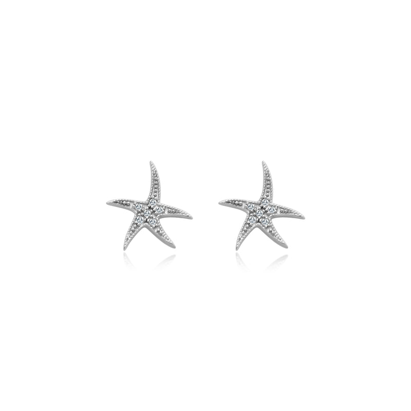 Sterling Silver Starfish Studs - Atlanta Jewelers Supply