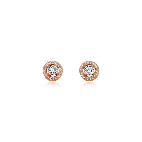 Circle Halo Studs - Atlanta Jewelers Supply