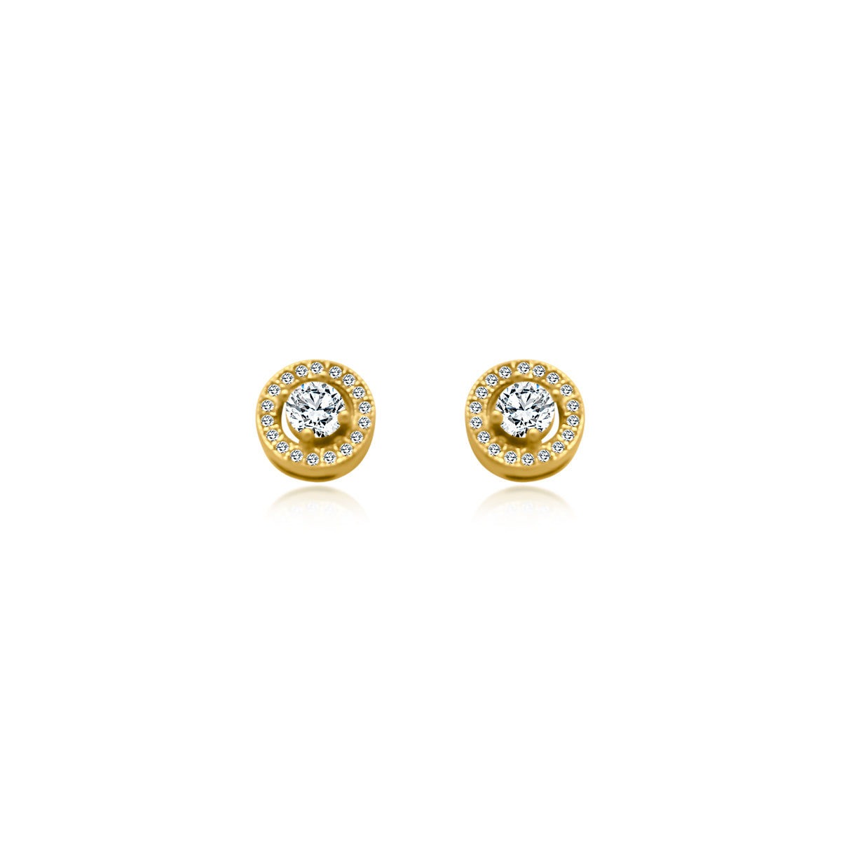 Circle Halo Studs - Atlanta Jewelers Supply