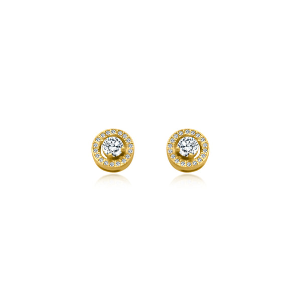 Circle Halo Studs - Atlanta Jewelers Supply