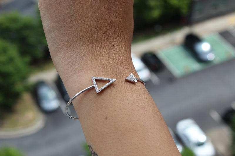 Triangle Open Bangle - Atlanta Jewelers Supply