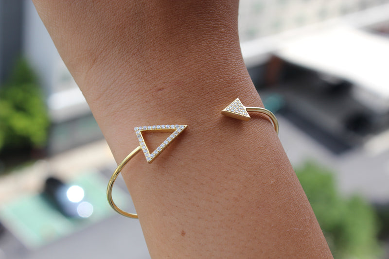 Triangle Open Bangle - Atlanta Jewelers Supply